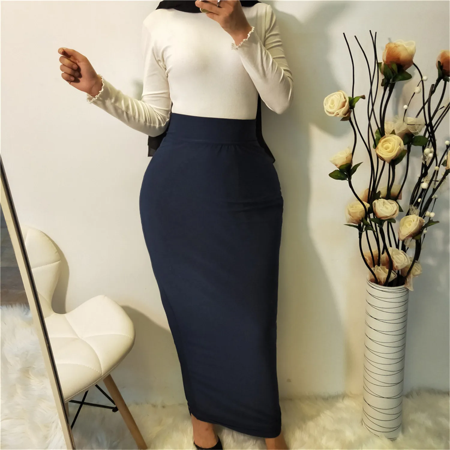Elastic Fashion Pencil Skirts - Beautiful & Sexy for Muslim