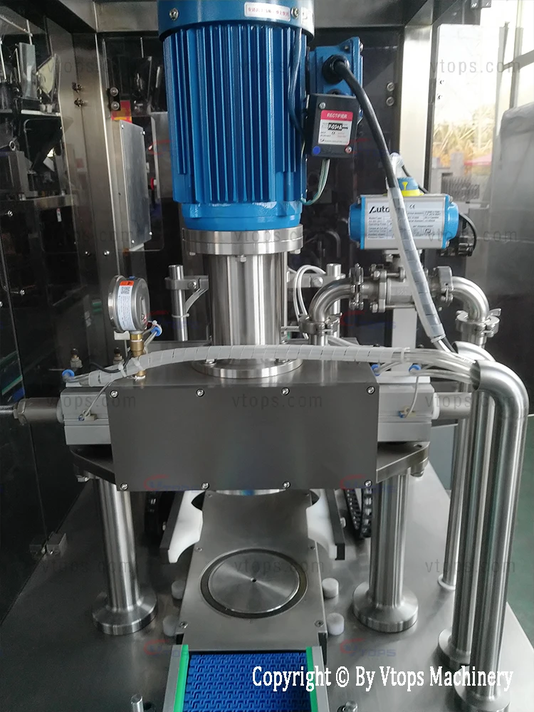 Automatic Vacuum Nitrogen Cardboard Paper Cans Tubes Sealing Seaming Machine