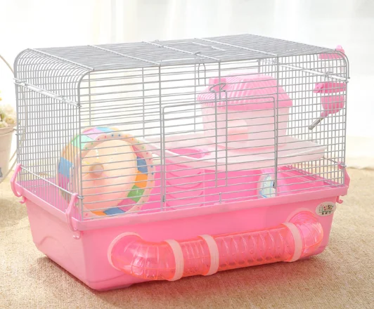 C&C Various Colours Folding Hamster Cage Luxury Foldable Carrier Portable  Castle Hamster Cage Hamster Accessories