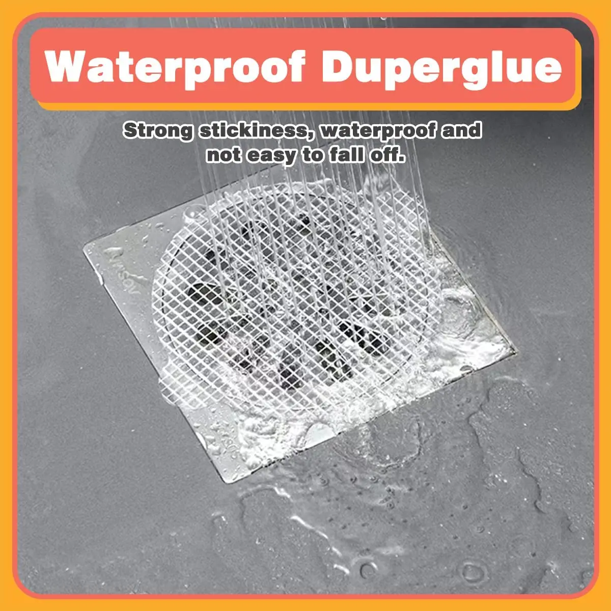 50 Pack Disposable Mesh Shower Drain Sink Hair Extender Ladies Mesh