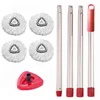 Poteau à quatre sections audacieux + 4 têtes blanches + grande brosse + grande base