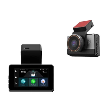 3 Inch Screen A3 4G Dash Cam 2K/1440P WiFi GPS Tracking Dual Car DVR Camera Live View Remote View Tracker Cam Live Stream Video