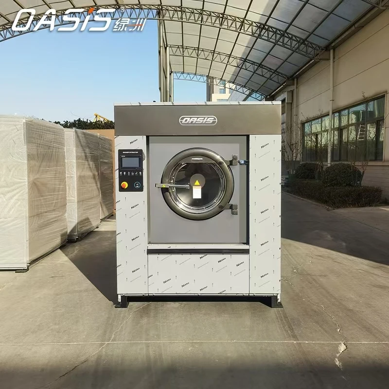 Oasis Lavadoras Industriales 120kg High Quality Full Automatic Heavy Duty Softmount Industrial and Commercial Laundry Equipment
