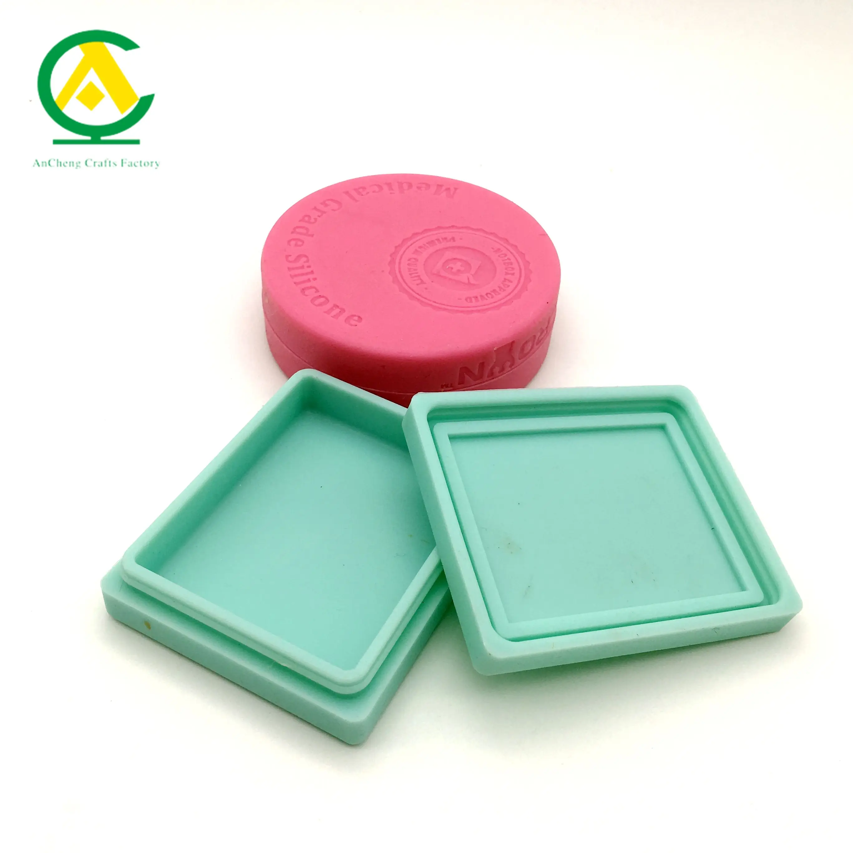 Уникальный пользовательский печатный логотип капсулы ежедневный диспенсер для витамина силиконовый держатель таблеток прямоугольный круглый футляр