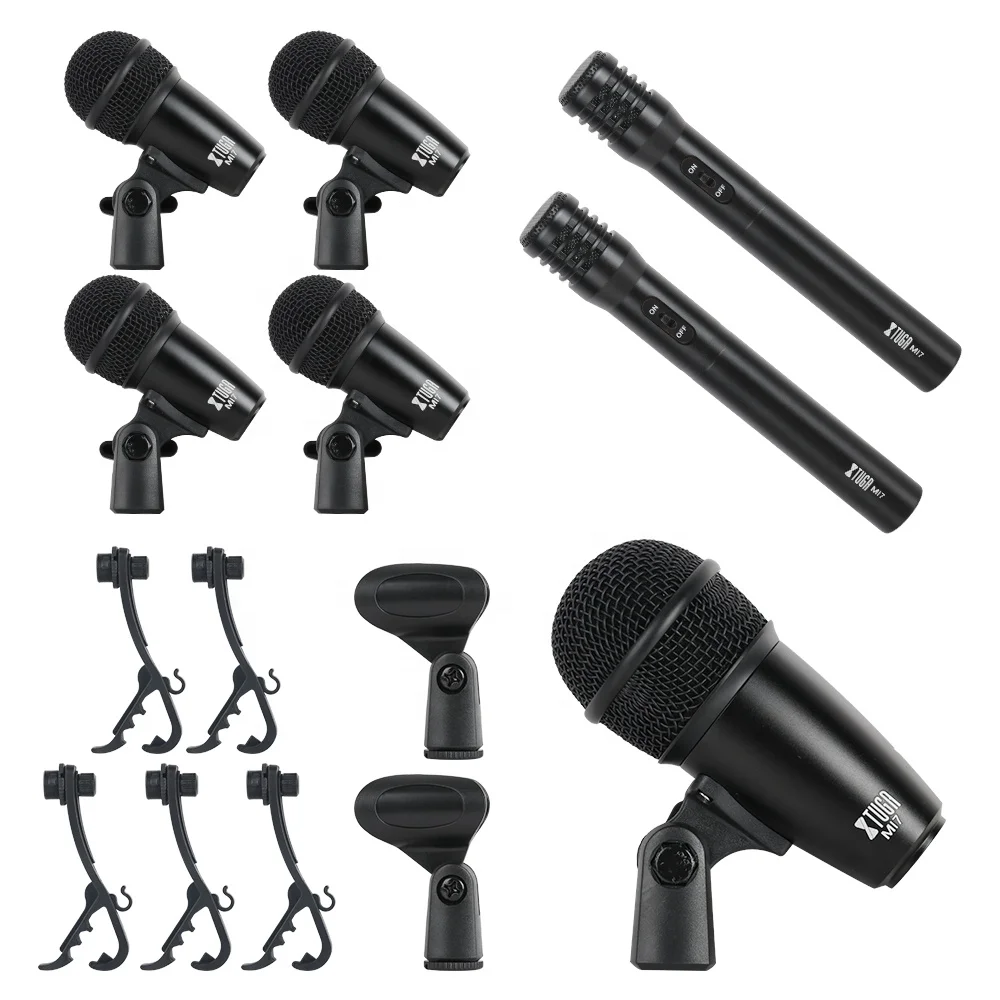 MI7 Tuga Drum Microphone Kit – 7-Piece Wired Set for Stage