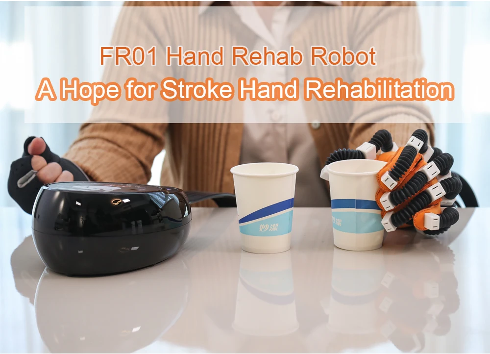 Portable hand rehabilitation equipment supplies rehabilitation robot gloves for stroke patient perform hand exercise at home factory