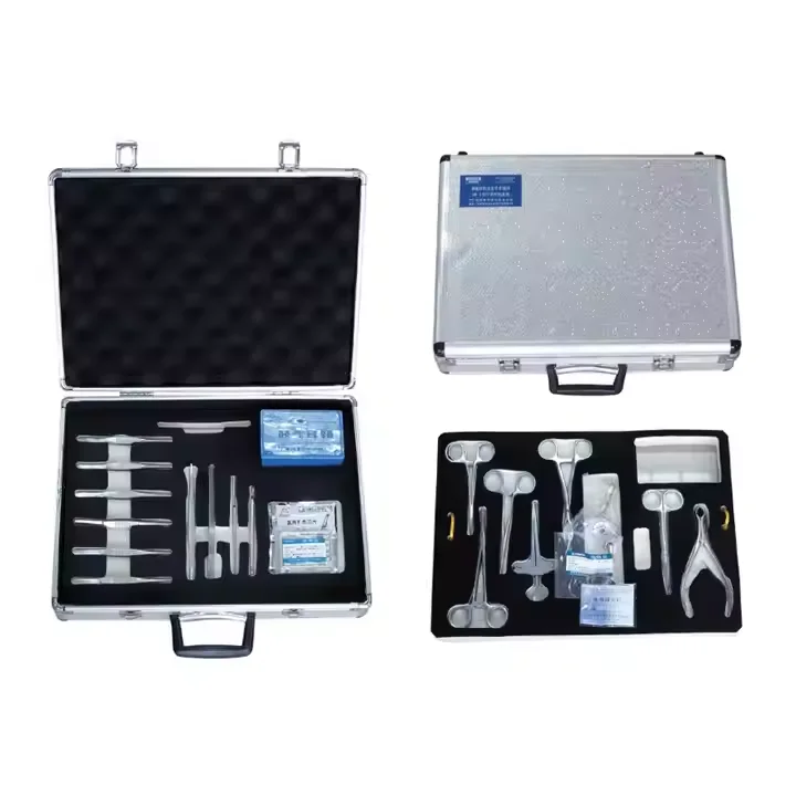 Basic ENT Surgical Instrument Set with Manual Power Source