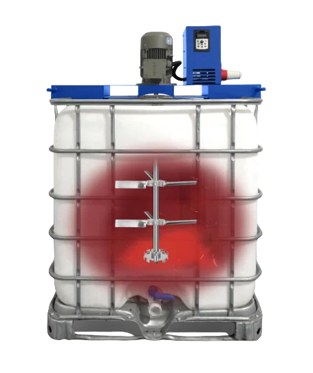 High Quality 1000 Liter IBC Containers Mixer Ibc tank Electric Mixer