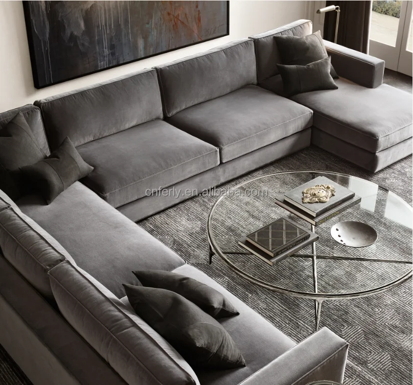 Luxury Modern Marble Coffee Table Tempered Glass Round Living Room