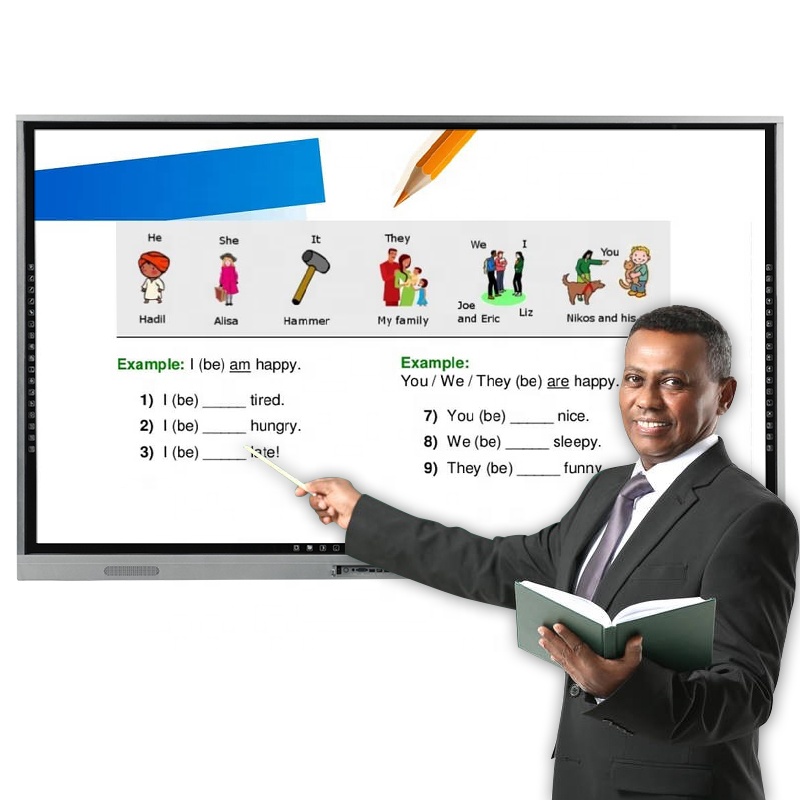 
 Китай OEM ODM портативная цифровая вывеска smart 4K экран интерактивная доска оптовая продажа  