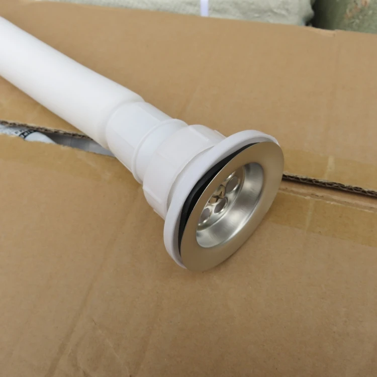 Universal Flexible P Trap Drain Pipe(11/2" Or 11/4") And The Drain Side Is A Straight Drain