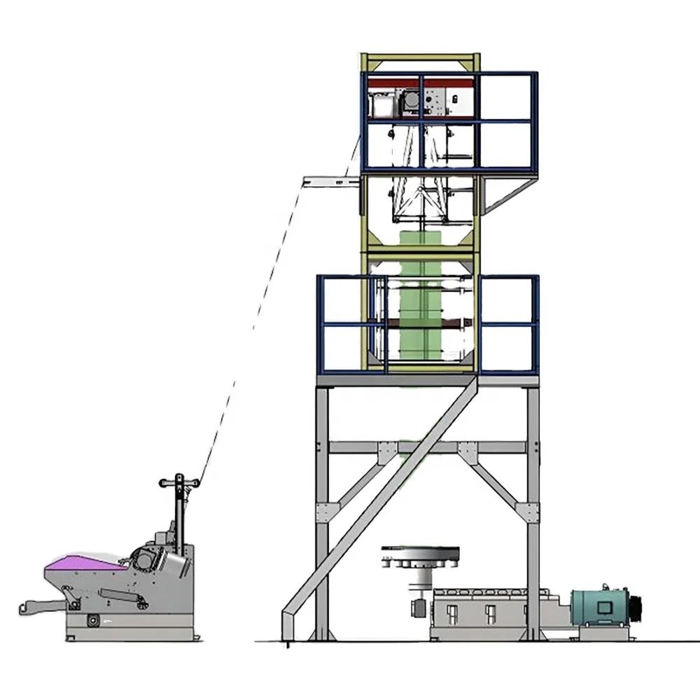 1500mm 3 layer ABC ABA LDPE LLDPE MLDPE MDPE PE plastic film blown film extruder mini extruder film machine plastic