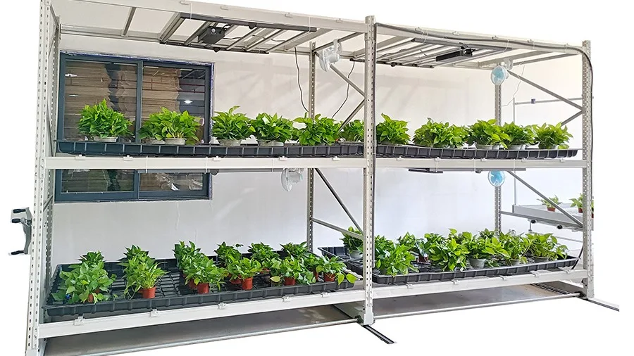 Microgreen Planting Trays Vertical Grow Rack Hydroponic Growing System Vertical Grow Rack System