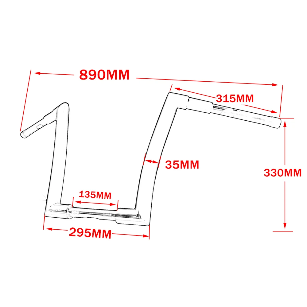 Мотоциклетная вешалка 12 дюймов на руль для Harley Davidson Dyna Softail Sportster Touring