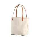 wholesale canvas bags with leather handles