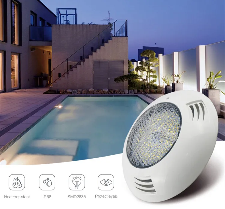 12V Pool Lights Item Type And Low Power 6W Rgb Single Colors Smd2835 Led Swimming Pool Lamp