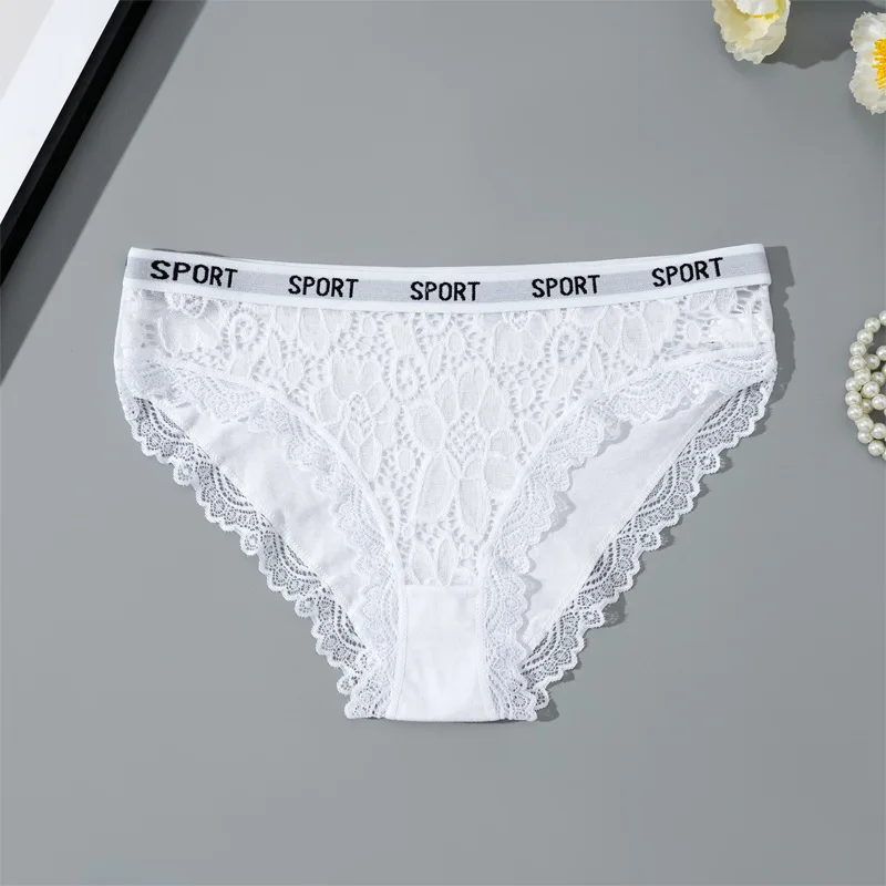 2023 New Arrival Breathable Seamless Women Panties Lace Cotton