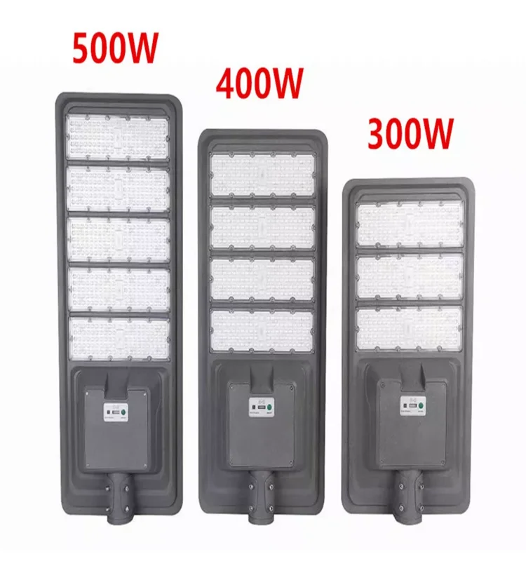 Integrated All In One Solar Street Light with Lithium Iron Phosphate Battery 300-500W 5000K