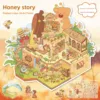 26 Bee Stories (126.0) เมมเบรนโปร่งใสสูง-สีขาว