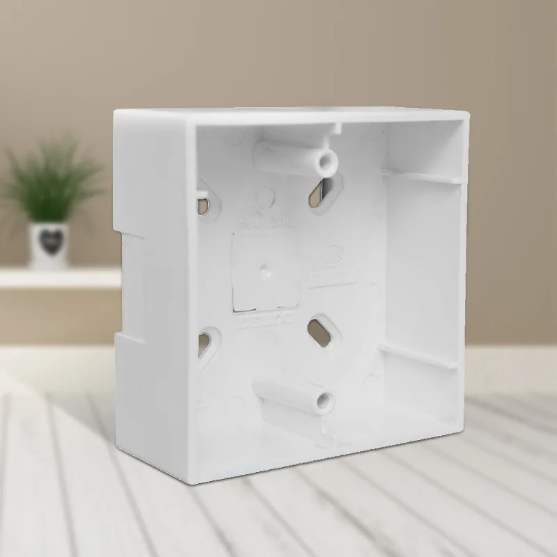 86 Type Open Socket SwitchJunction Box Pvc Open Box Thickened Bottom Box