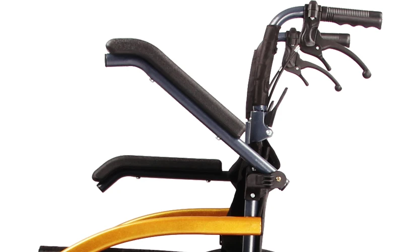 Health Care Supplies Detachable Wheel Chair  Folding Lightweight Manual Wheelchairs for Elderly and Disabled