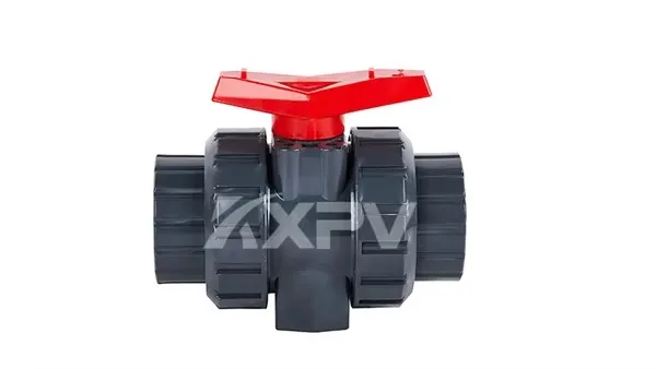Custom Good Design Factory Supply  2 Inch Double Union Plastic Pvc UPVC Manual Socket Ball Valve