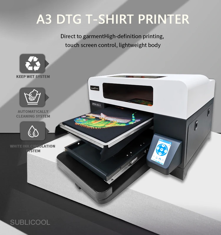 A3 DTG Printing Machine - SUBLICOOL