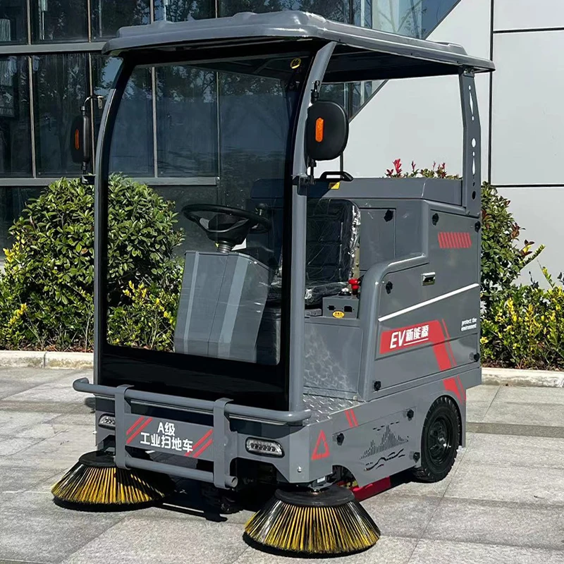 Road Dust Sweeper Mini Electric Road Floor Sweeper Truck Street Sweeper Cart