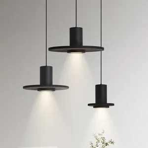 Modern Style Home Decor LED Pendant Lamp New Design Black Hole Stone Chandelier for Hotel Dining Room Small for Optimal Impact