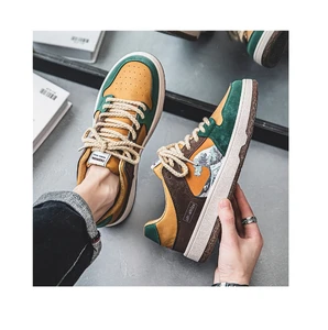 Men's Sports Shoes Fashion Youth Sports Casual Flat Shoes Students All Wear Fashionable Men's Shoes