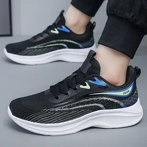 Cross Border Size Men's Shoes 50 Size Breathable Casual Shoes Comfortable Lightweight Mesh Sports Shoes Teenagers Running Shoes