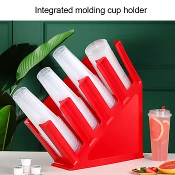Tassen- & Deckelorganizer – 360° Drehbar, 4 Fächer, Für Becher Von 3 Bis 473 Ml