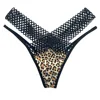Yellow leopard print