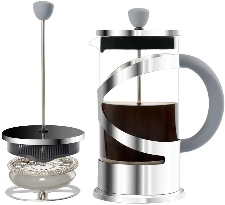 French Press Coffee Maker, 100 Percent BPA Free , Rust-Free And Dishwasher  Safe