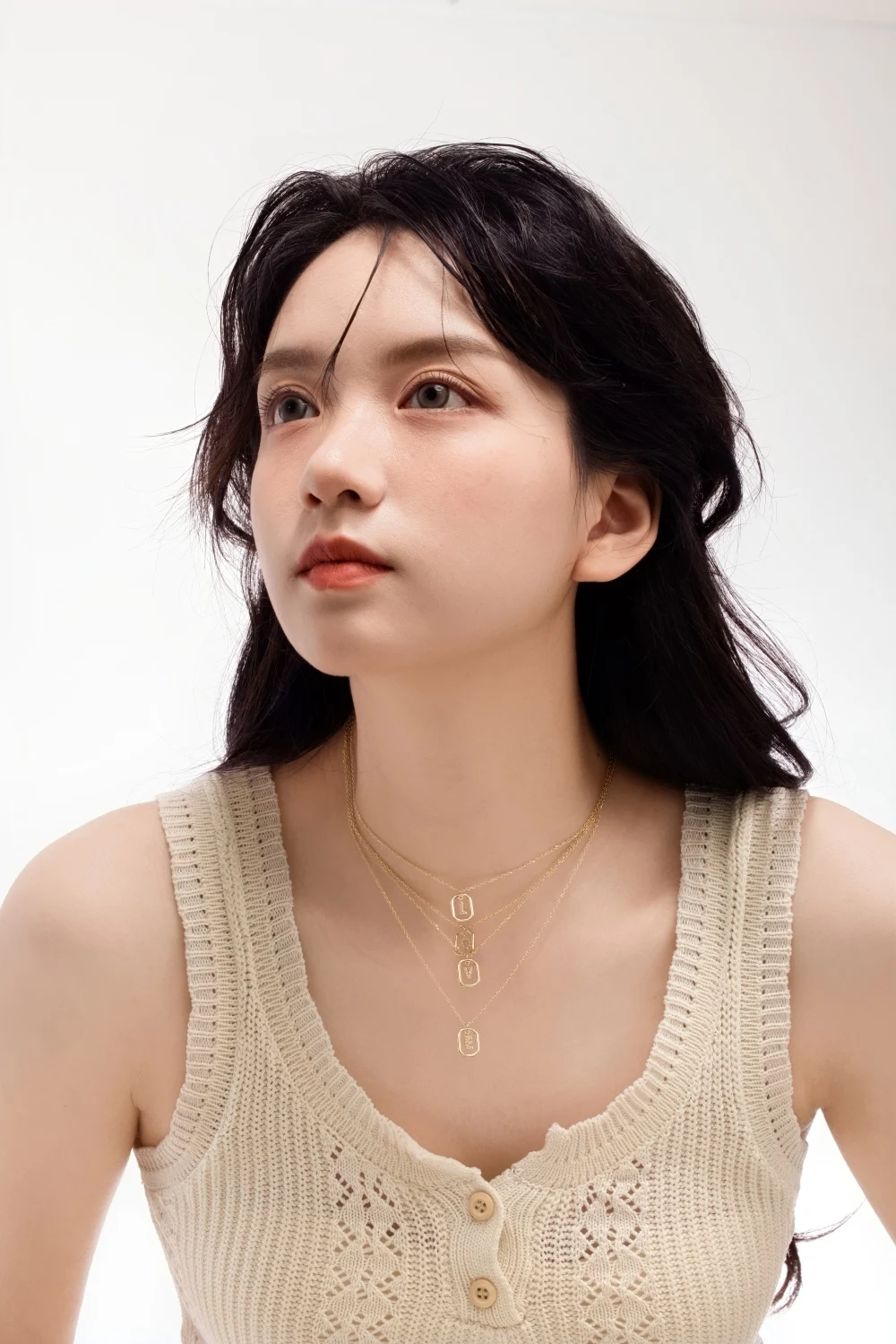 KAKODIY 5A Cubic Zirconia a-z Letter Pendant Necklace Charm Women Initial Chain Necklace 2 Colors 45cm New Design detail 6