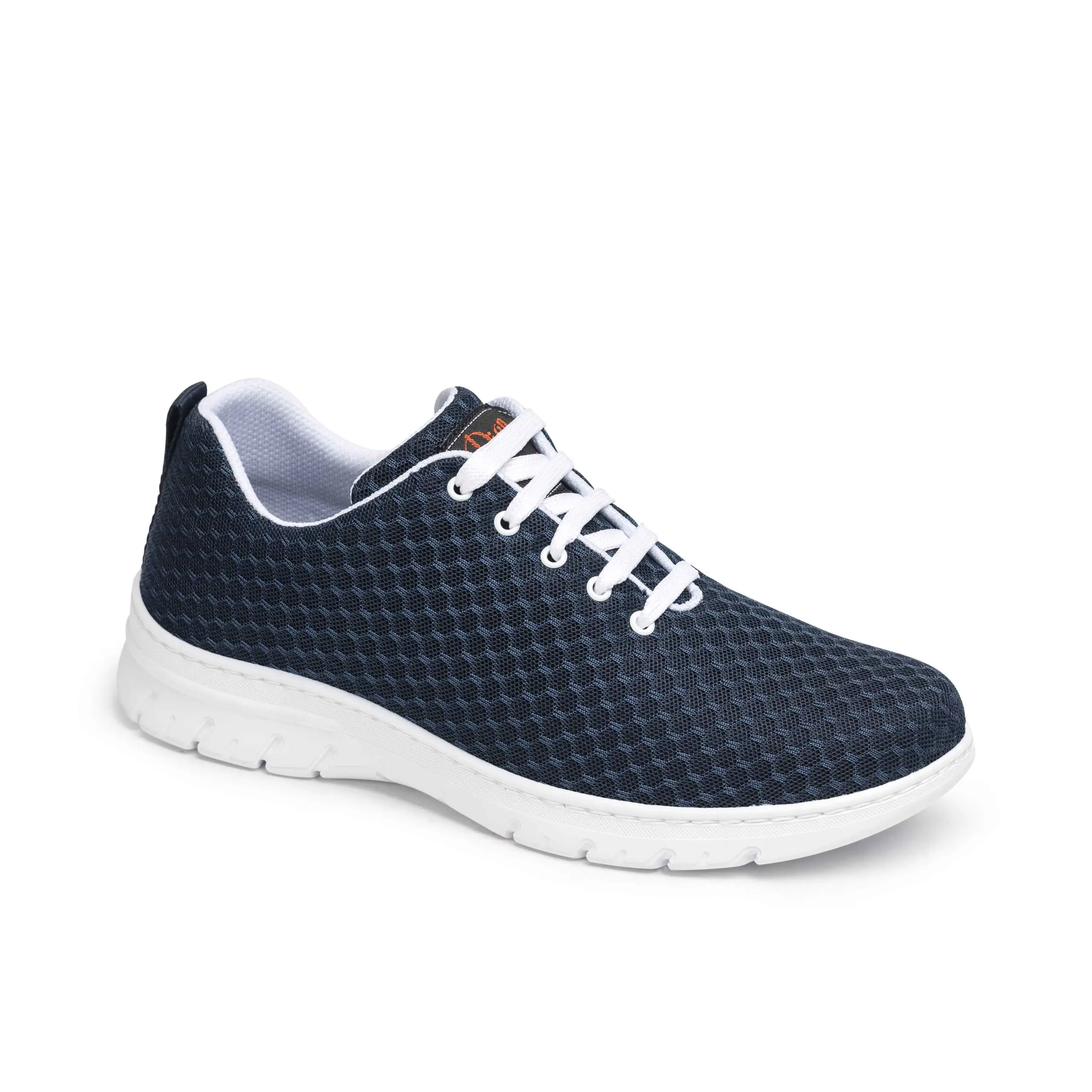 Quality Guarantee Blucher Type Unisex Work Shoe With One Upper Piece Seamless and With Laces With a Flat Pad Design