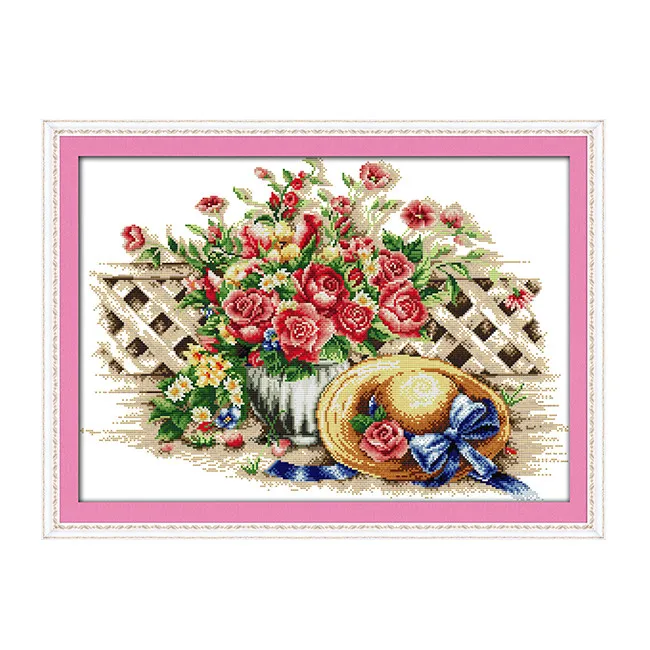 Рукоделие ручная работа, перекресная строчка для студентов и учеников