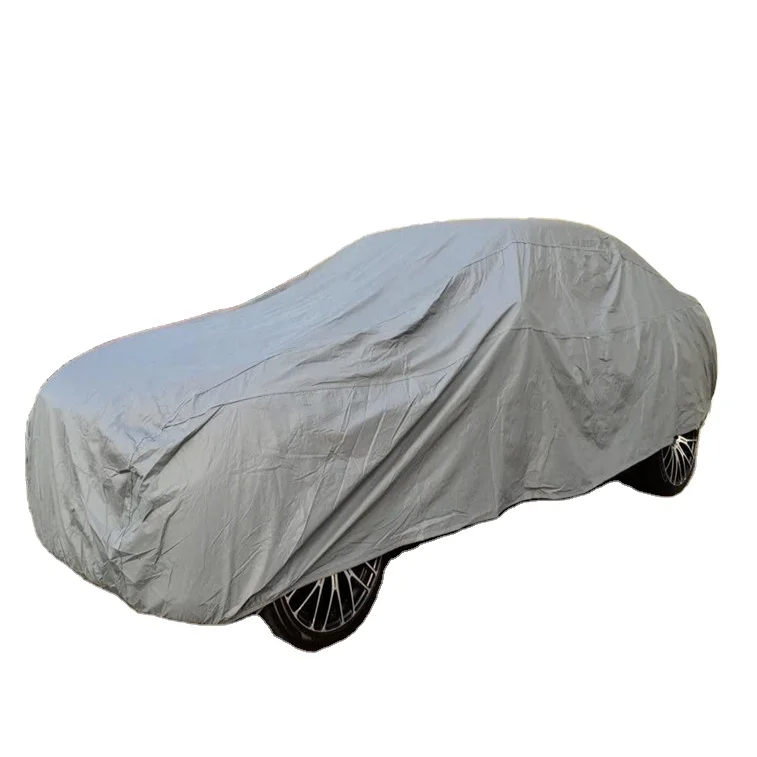 Basics Silver Weatherproof All Weather For Automobiles Car Cover - 150d ...