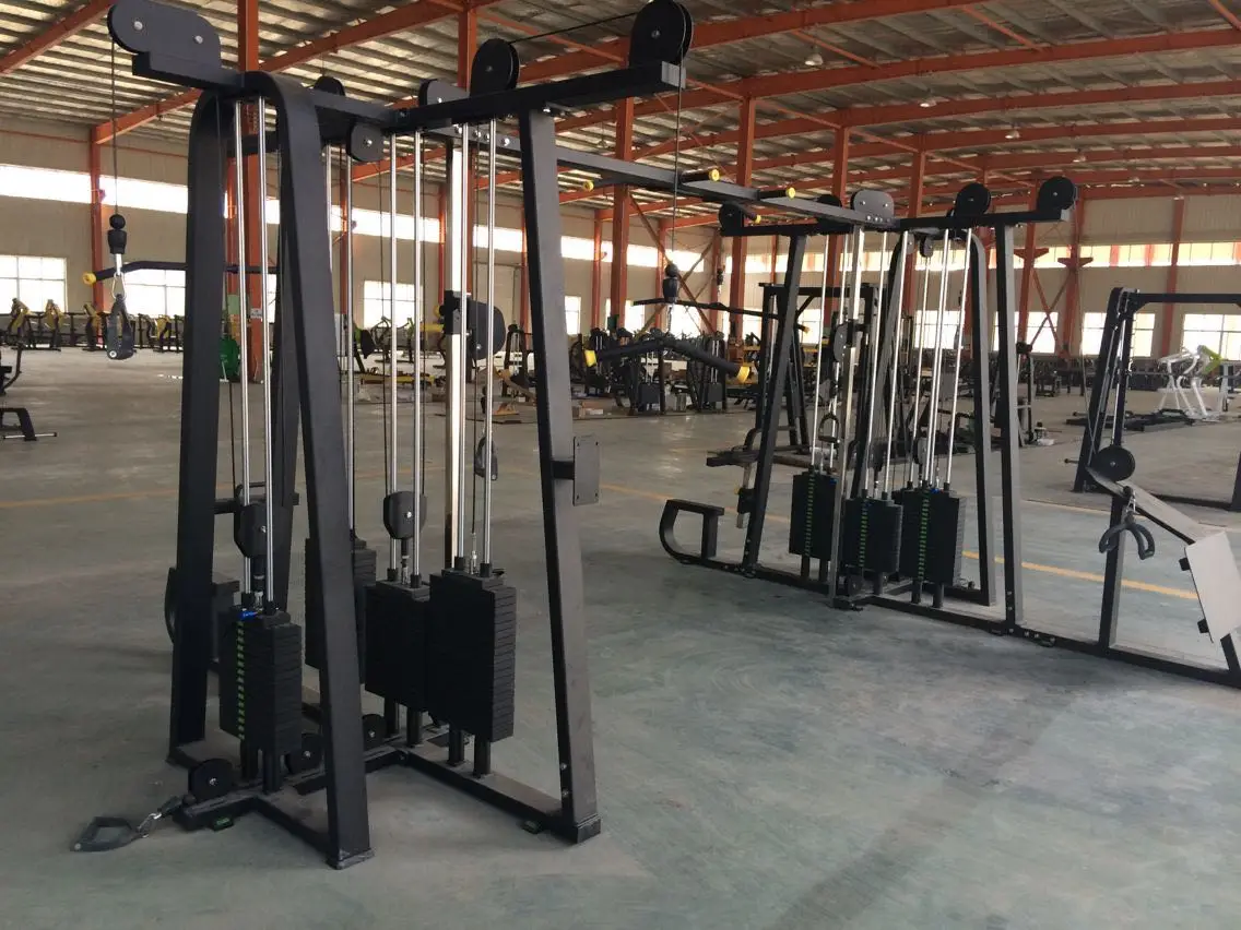 Professional Commercial Fitness Multi Function Strength Training Multi Jungle Cable 8 Station Machine for Gym