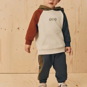 New Spring Autumn Baby Boy Clothes Solid Color Kids Hoodie and Pants Kids Streetwear Clothing Outfits