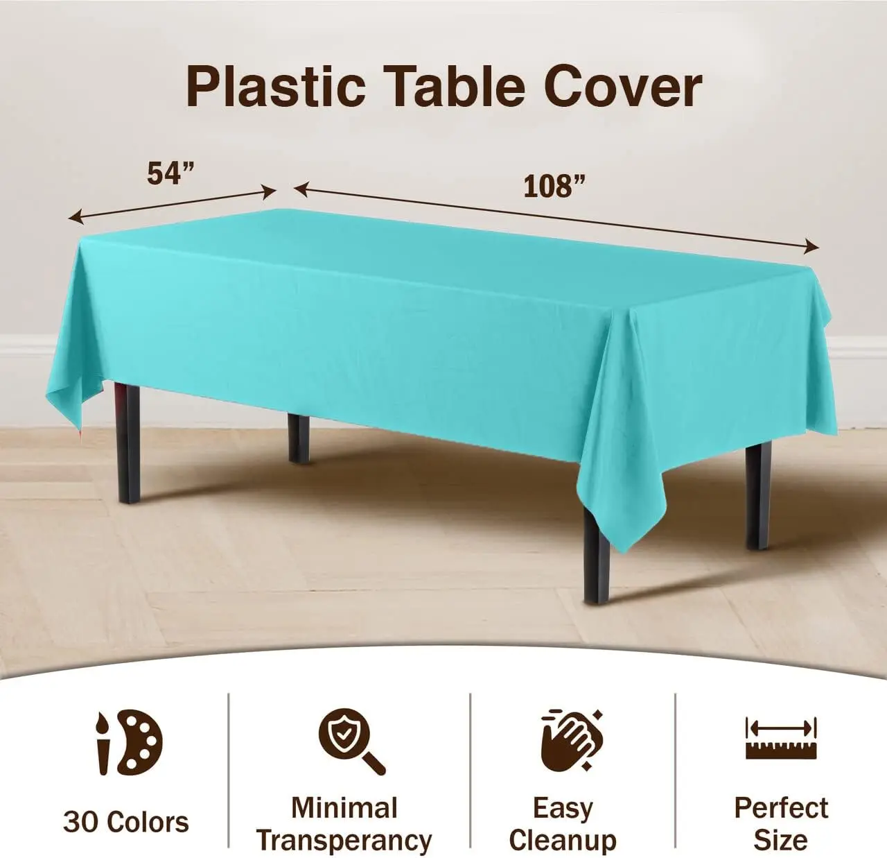 Wholesale Custom Solid Color Tablecloths Reusable Eco-friendly