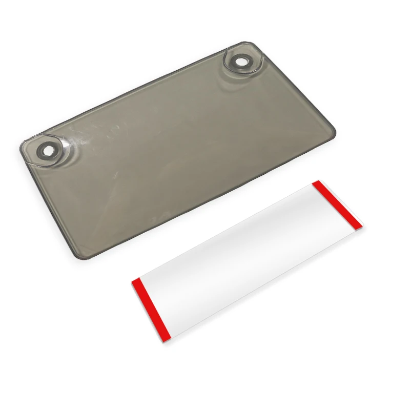 Motorcycle Bubble Tinted License Plate Cover Tag Frame for US Car License supplier