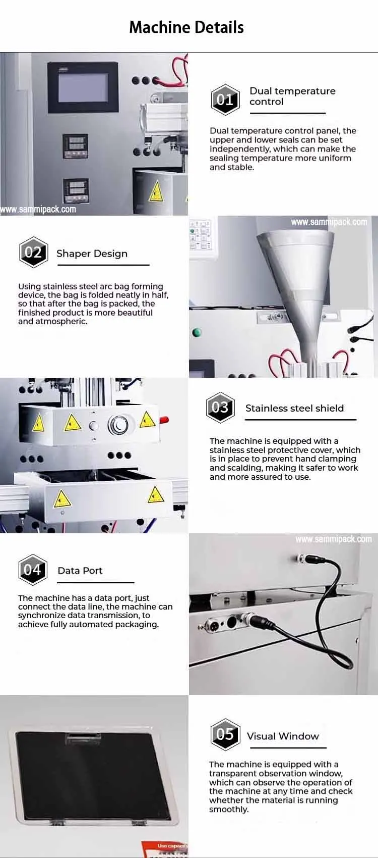 New Arrival Automatic 4 Side Seal Sachet Packing Machine Powder Multi Lane Filling Packing Machine for Milk Powder 3