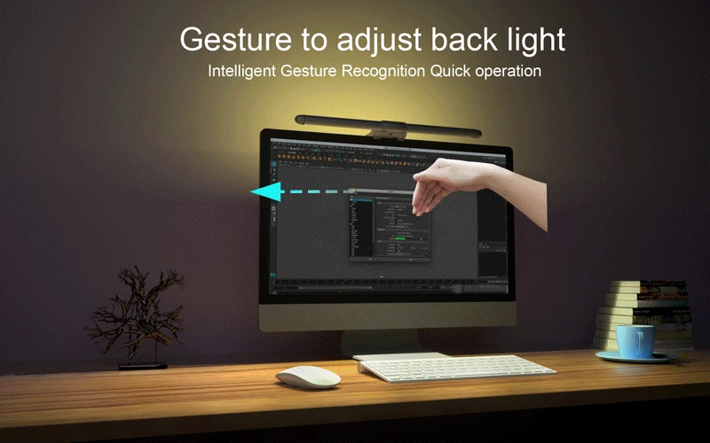 Thumbnail of Bandary Usb Powered Rgb Music Syncgesture Recognition Led Computer Light Monitor Lamp Screen Bar Light For Home Office - Buy Eye Friendly Smart Usb Powered Computer Laptop Rgb Music Sync...