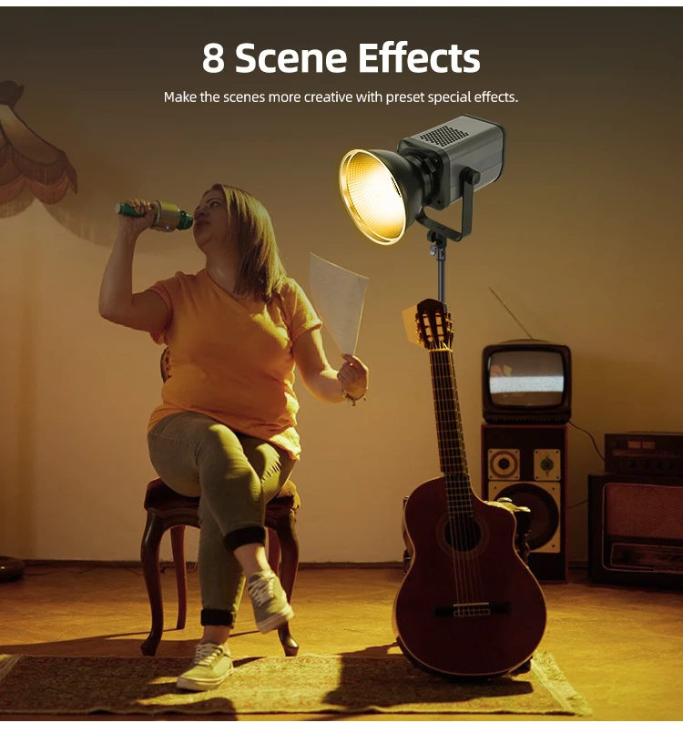 Free Sample 100W LED Video Light 2700-6500K Remote Control Bowens Mount Photography Studio Lighting Photography