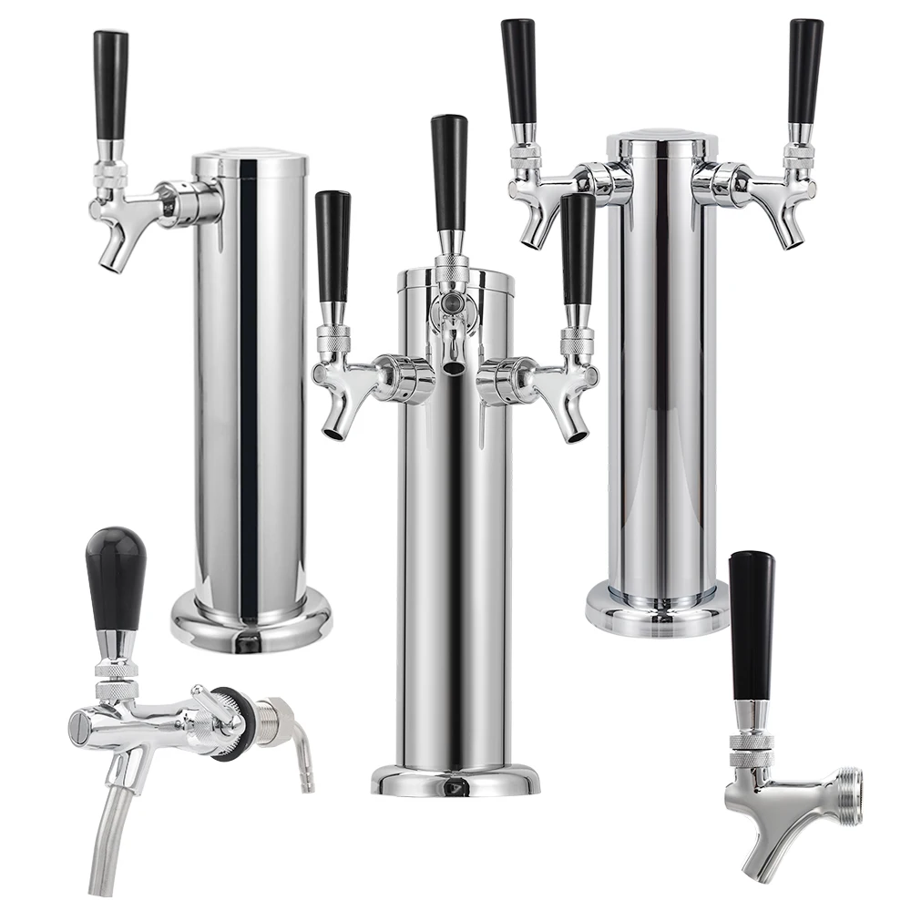 Single/double/triple Tap Draft Beer Tower Support Kegerator And ...