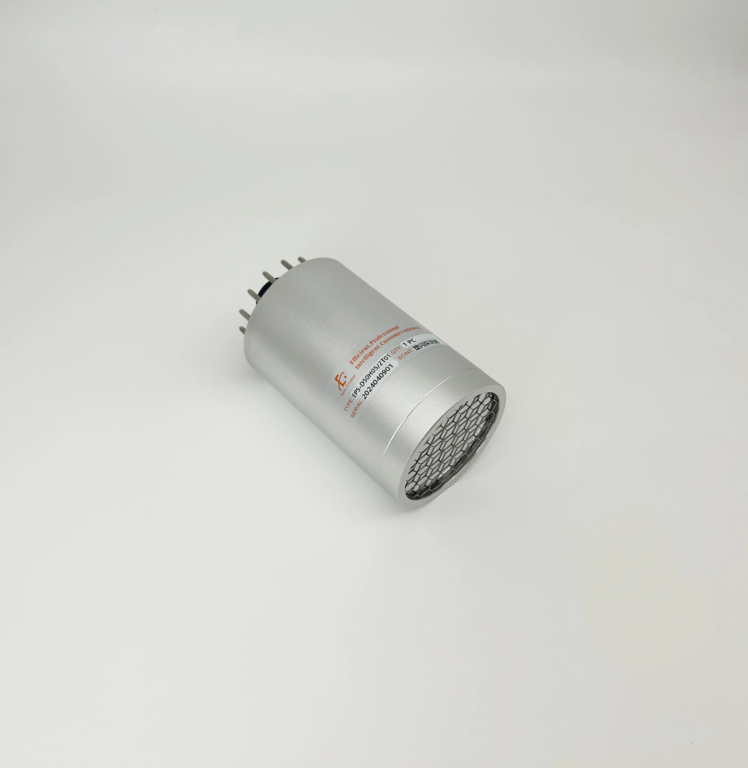 2 Inch Plastic  Scintillator Detector With Cr105 Pmt and Votalge Divider Mylar Film Steel Mesh