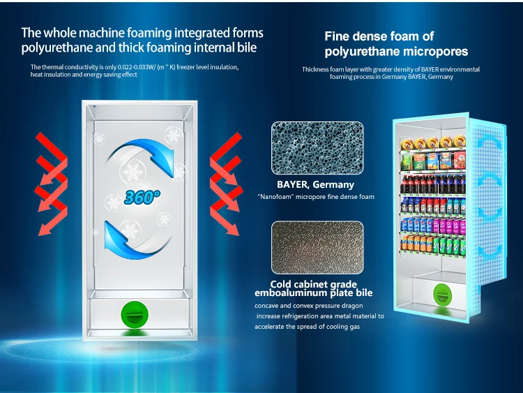 TCN Snack Vending Machine Small Business Machine Ideas Slim Cashless Vending Machine With QR Code for Southeast Asia