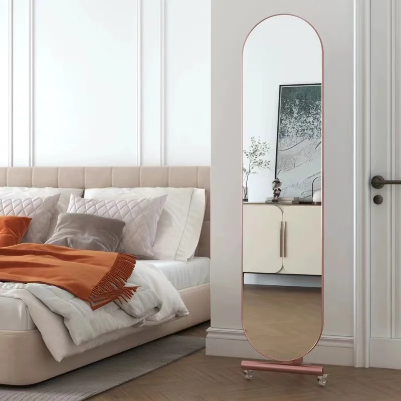 Swt 2023 Moveable Floor Standing Mirror Large Fulllength Mirror For