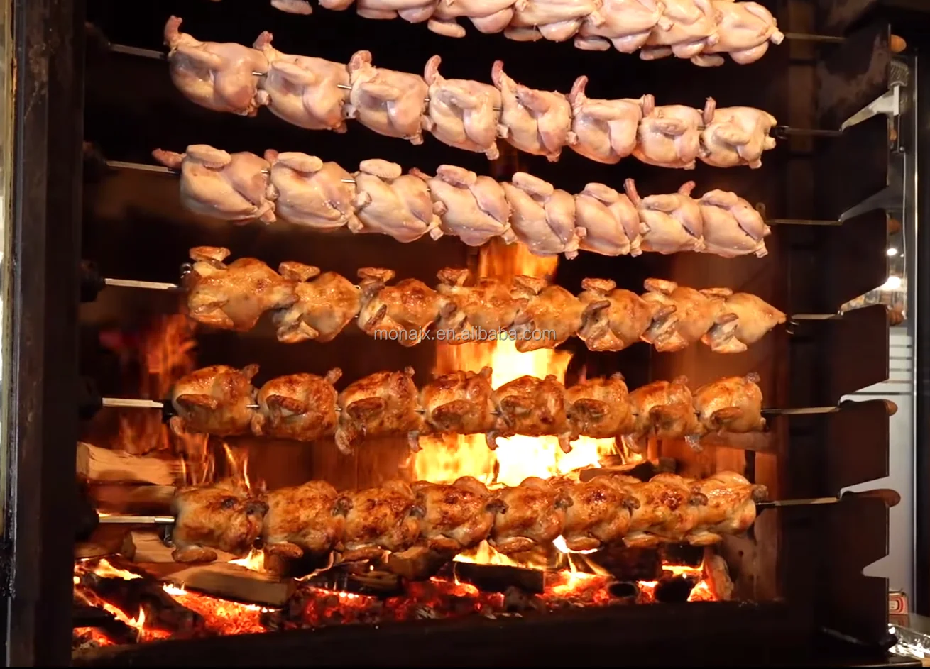 Restaurant Commercial Brazilian Grill Machine Gas Bbq Grill